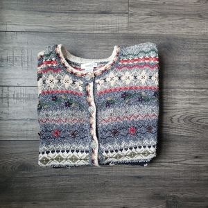 Northern Reflections Button Up Sweater XL